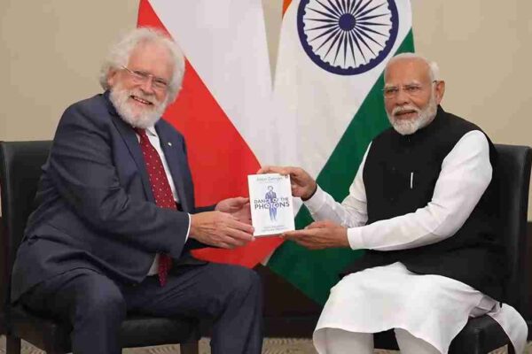 PM Modi and Nobel Laureate Anton Zeilinger Discuss Quantum Science and Spirituality in Vienna